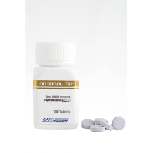 ANADROL 50 Oxymetholone 50mg Tab 100tab Meditech